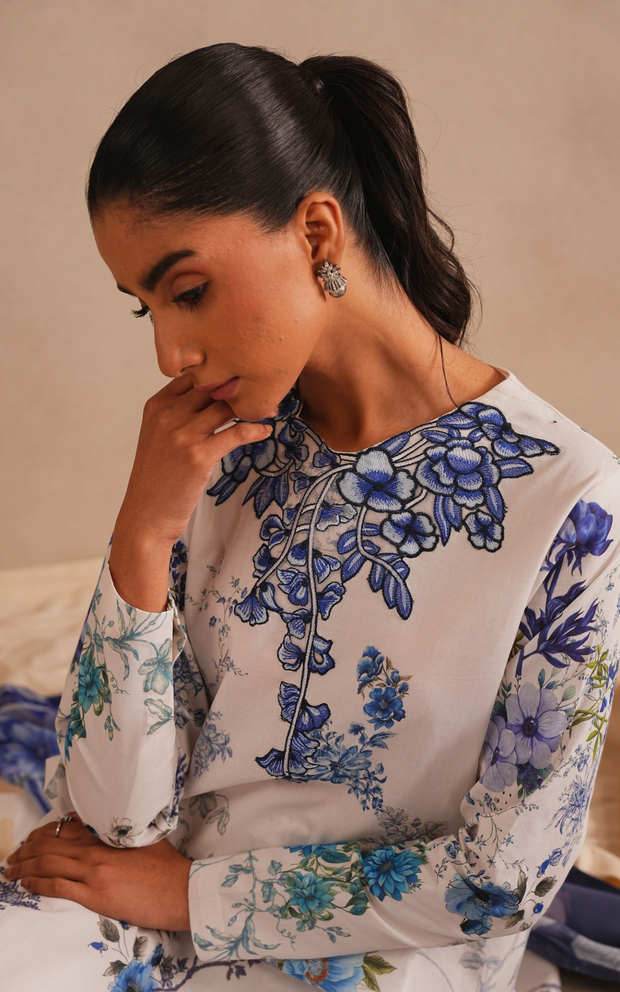 Asifa and Nabeel | Meraki SUmmer 26 | Starlit MSSL-03 by Asifa and Nabeel - Designer Dress - Type : Luxury Dress - Available at Libayah - 100% Original