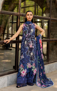 Asifa and Nabeel | Meraki SUmmer 26 | Indigo Craft MSSL-04 by Asifa and Nabeel - Designer Dress - Type : Luxury Dress - Available at Libayah - 100% Original