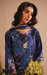 Asifa and Nabeel | Meraki SUmmer 26 | Indigo Craft MSSL-04 by Asifa and Nabeel - Designer Dress - Type : Luxury Dress - Available at Libayah - 100% Original