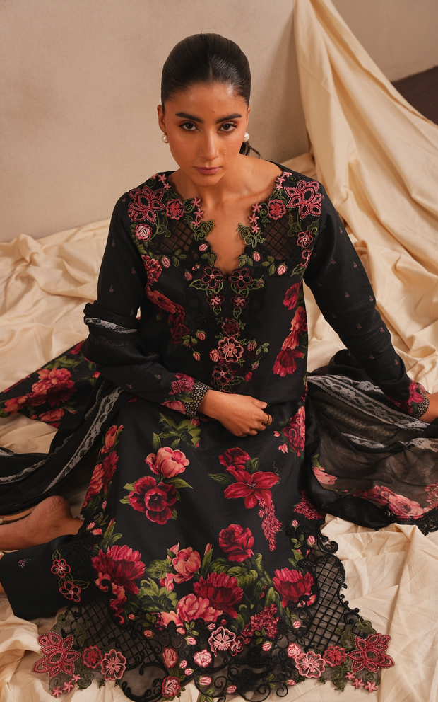 Asifa and Nabeel | Meraki SUmmer 26 | Azure Bloom MSSL-07 by Asifa and Nabeel - Designer Dress - Type : Luxury Dress - Available at Libayah - 100% Original