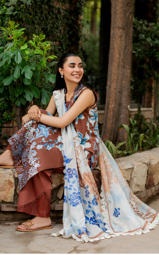 Asifa and Nabeel | Meraki SUmmer 26 | Sun-Kissed Sand MSSL-08 by Asifa and Nabeel - Designer Dress - Type : Luxury Dress - Available at Libayah - 100% Original