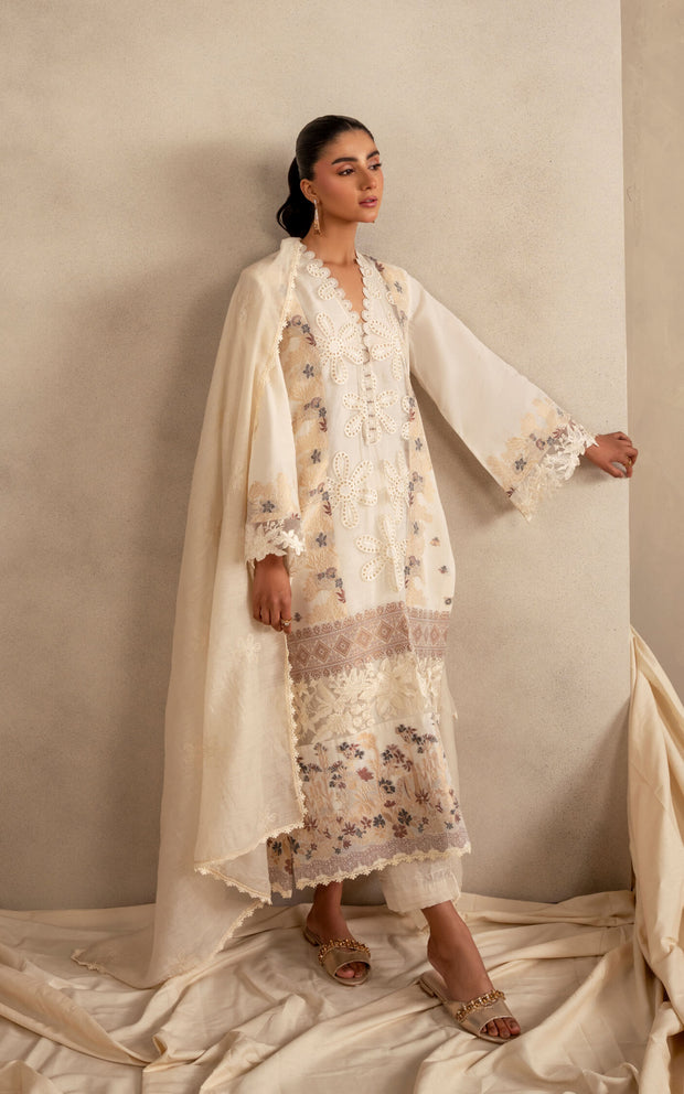 Asifa and Nabeel | Meraki SUmmer 26 | Cloud Nine MSSL-09 by Asifa and Nabeel - Designer Dress - Type : Luxury Dress - Available at Libayah - 100% Original
