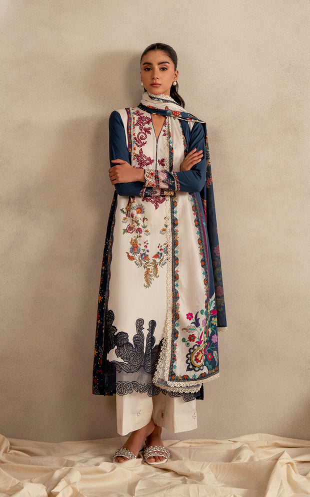 Asifa and Nabeel | Meraki SUmmer 26 | Saffron Soul MSSL-10 by Asifa and Nabeel - Designer Dress - Type : Luxury Dress - Available at Libayah - 100% Original