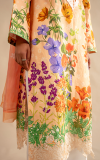Asifa and Nabeel | Meraki SUmmer 26 | Marigold Muse MSSL-11 by Asifa and Nabeel - Designer Dress - Type : Luxury Dress - Available at Libayah - 100% Original