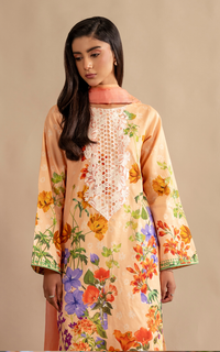 Asifa and Nabeel | Meraki SUmmer 26 | Marigold Muse MSSL-11 by Asifa and Nabeel - Designer Dress - Type : Luxury Dress - Available at Libayah - 100% Original