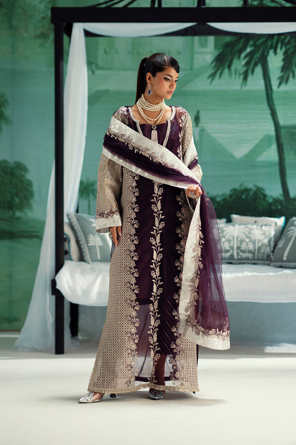 Maryum N Maria | Mushal Formals | ALIIZEE - MSU5541 by Maryum N Maria - Designer Dress  - Type : Ladies Clothes - Available at Libayah - 100% Original 