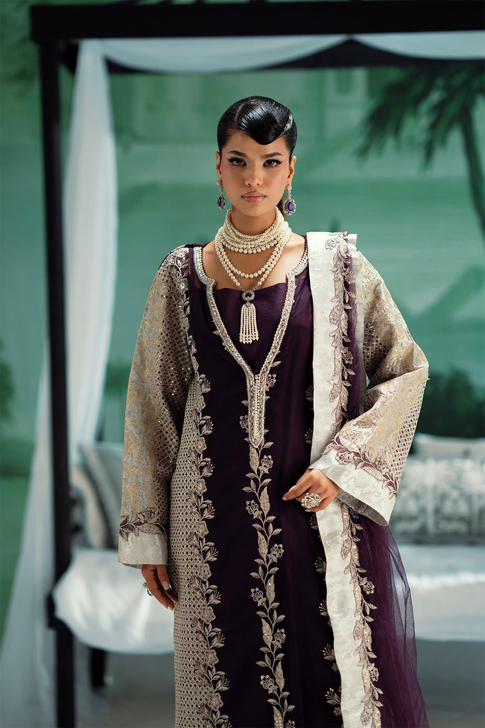 Maryum N Maria | Mushal Formals | ALIIZEE - MSU5541 by Maryum N Maria - Designer Dress  - Type : Ladies Clothes - Available at Libayah - 100% Original 