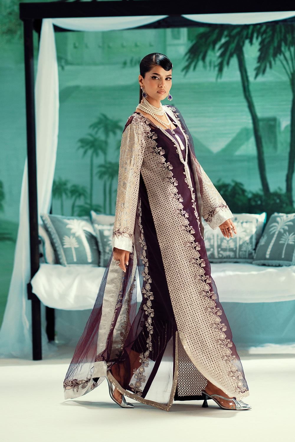 Maryum N Maria | Mushal Formals | ALIIZEE - MSU5541 by Maryum N Maria - Designer Dress  - Type : Ladies Clothes - Available at Libayah - 100% Original 