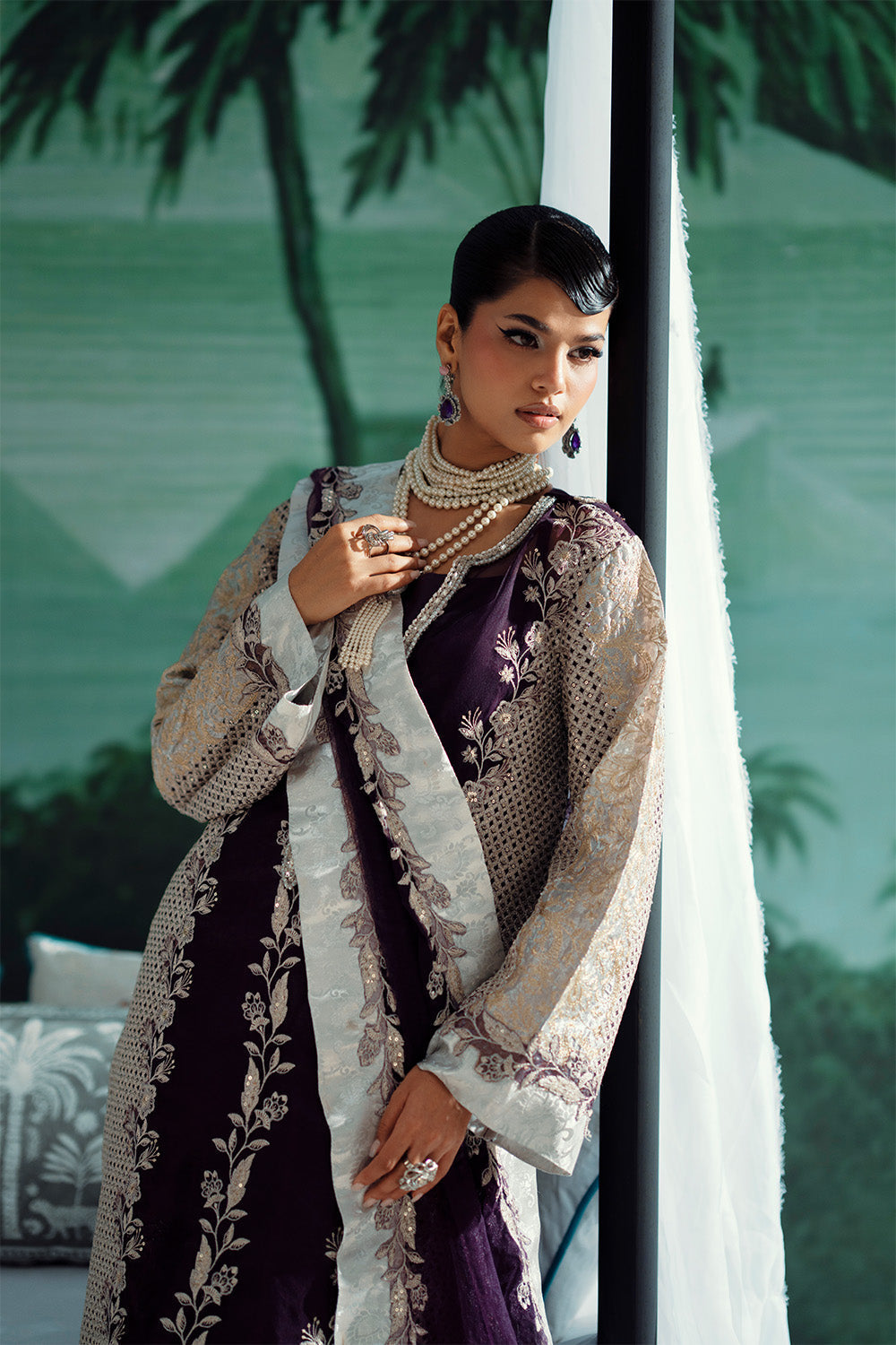 Maryum N Maria | Mushal Formals | ALIIZEE - MSU5541 by Maryum N Maria - Designer Dress  - Type : Ladies Clothes - Available at Libayah - 100% Original 