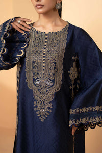 Maria B | Luxury Formals | MST-EF26-11-Blue by Maria B - Designer Dress  - Type : Ladies Clothes - Available at Libayah - 100% Original 