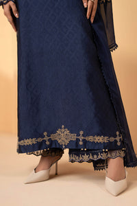 Maria B | Luxury Formals | MST-EF26-11-Blue by Maria B - Designer Dress  - Type : Ladies Clothes - Available at Libayah - 100% Original 