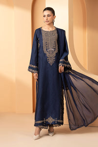 Maria B | Luxury Formals | MST-EF26-11-Blue by Maria B - Designer Dress  - Type : Ladies Clothes - Available at Libayah - 100% Original 