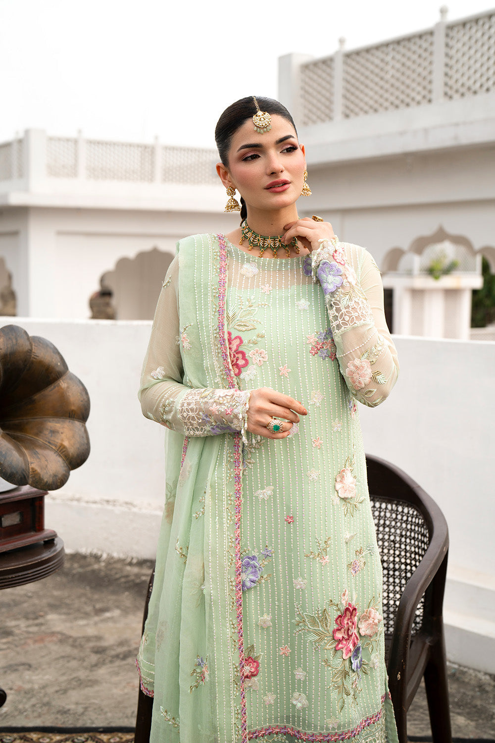 Maryum n Maria | Farda Formals | ZUMRUT by Maryum n Maria - Designer Dress  - Type : Ladies Clothes - Available at Libayah - 100% Original 