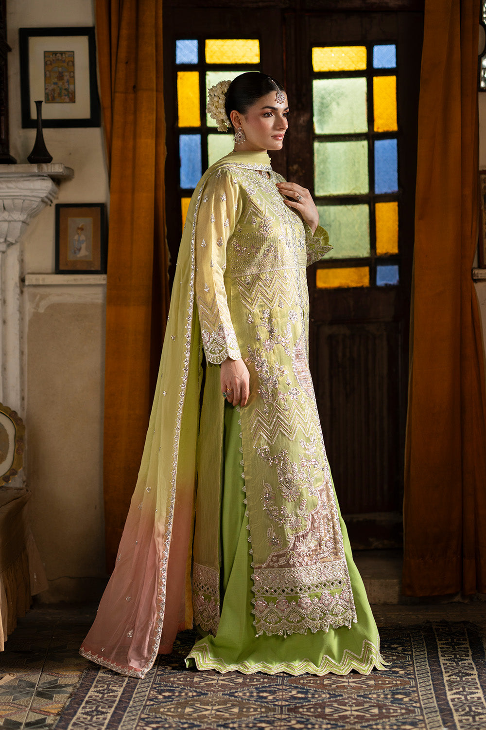Maryum n Maria | Farda Formals | ALTIN by Maryum n Maria - Designer Dress  - Type : Ladies Clothes - Available at Libayah - 100% Original 