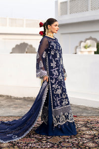 Maryum n Maria | Farda Formals | LACIVERT by Maryum n Maria - Designer Dress  - Type : Ladies Clothes - Available at Libayah - 100% Original 