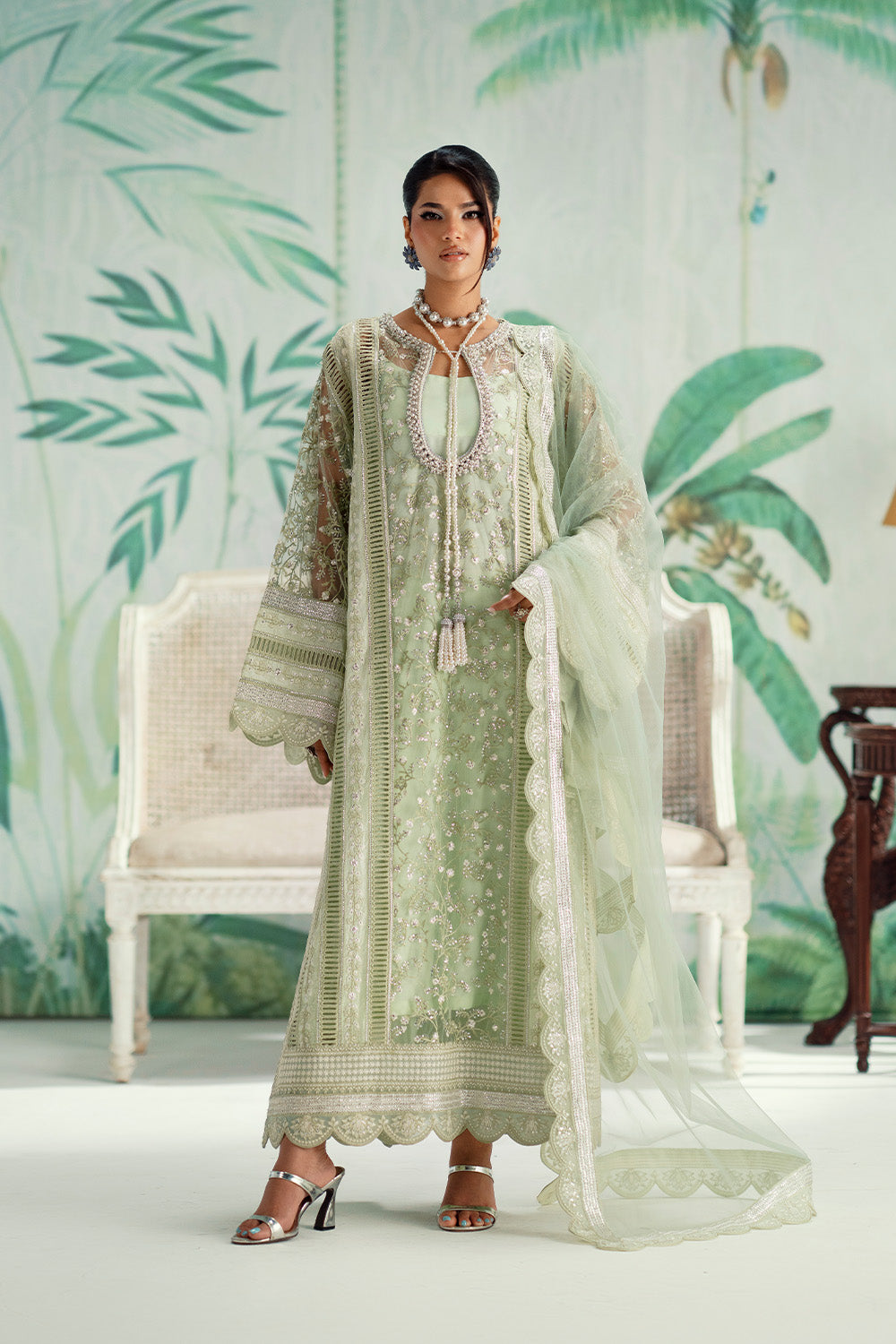 Maryum N Maria | Mushal Formals | CAMELIA - MSU5544 by Maryum N Maria - Designer Dress  - Type : Ladies Clothes - Available at Libayah - 100% Original 