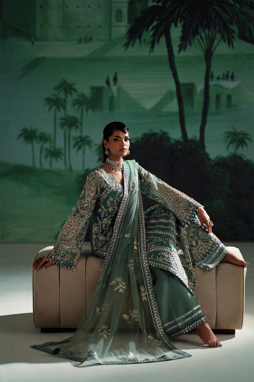 Maryum N Maria | Mushal Formals | GENEVIEVE - MSU5545 by Maryum N Maria - Designer Dress  - Type : Ladies Clothes - Available at Libayah - 100% Original 