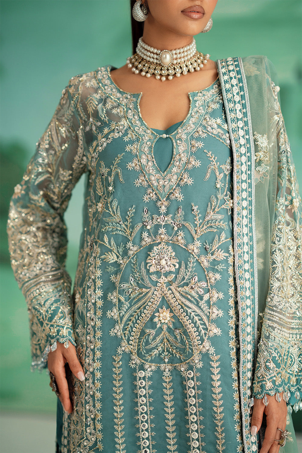 Maryum N Maria | Mushal Formals | GENEVIEVE - MSU5545 by Maryum N Maria - Designer Dress  - Type : Ladies Clothes - Available at Libayah - 100% Original 