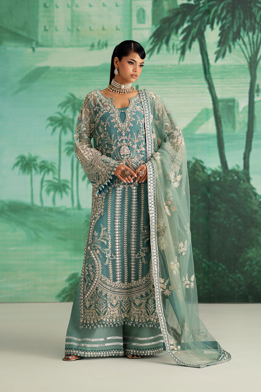 Maryum N Maria | Mushal Formals | GENEVIEVE - MSU5545 by Maryum N Maria - Designer Dress  - Type : Ladies Clothes - Available at Libayah - 100% Original 