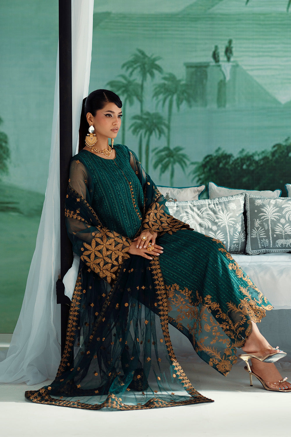 Maryum N Maria | Mushal Formals | SEPHORA - MSU5547 by Maryum N Maria - Designer Dress  - Type : Ladies Clothes - Available at Libayah - 100% Original 