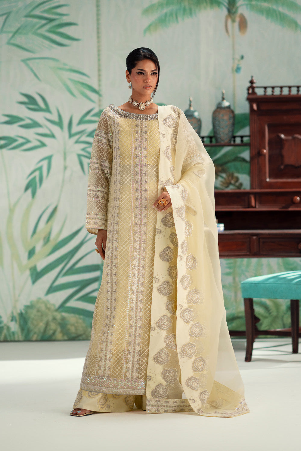 Maryum N Maria | Mushal Formals | YVONNE - MSU5549 by Maryum N Maria - Designer Dress  - Type : Ladies Clothes - Available at Libayah - 100% Original 