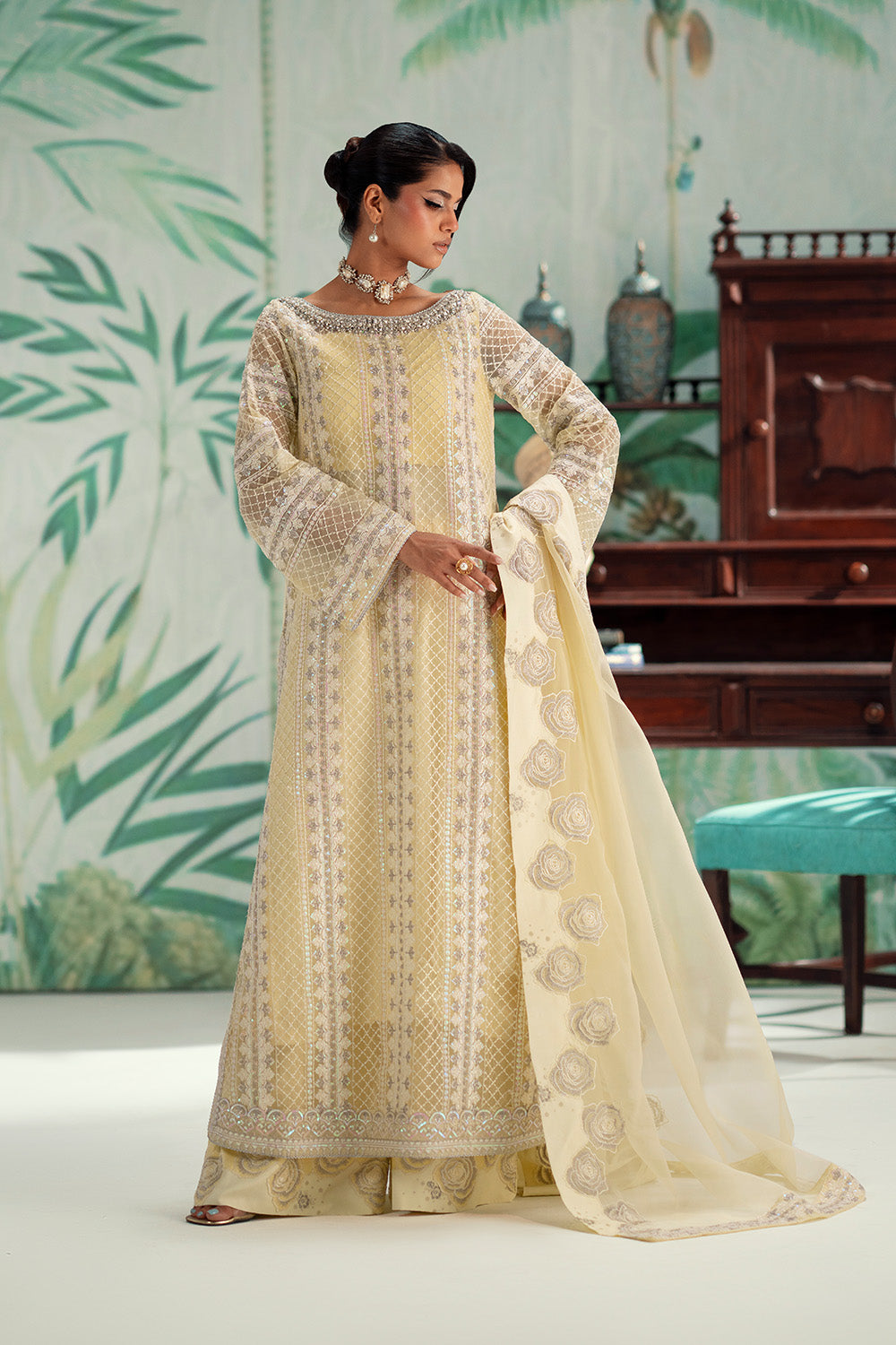 Maryum N Maria | Mushal Formals | YVONNE - MSU5549 by Maryum N Maria - Designer Dress  - Type : Ladies Clothes - Available at Libayah - 100% Original 