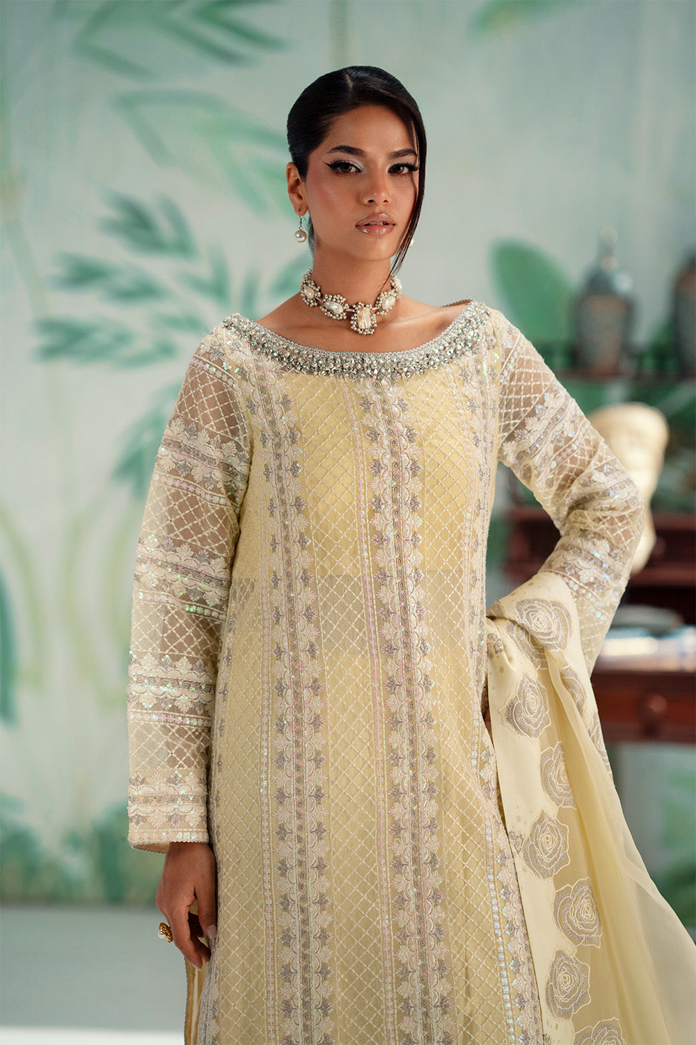 Maryum N Maria | Mushal Formals | YVONNE - MSU5549 by Maryum N Maria - Designer Dress  - Type : Ladies Clothes - Available at Libayah - 100% Original 