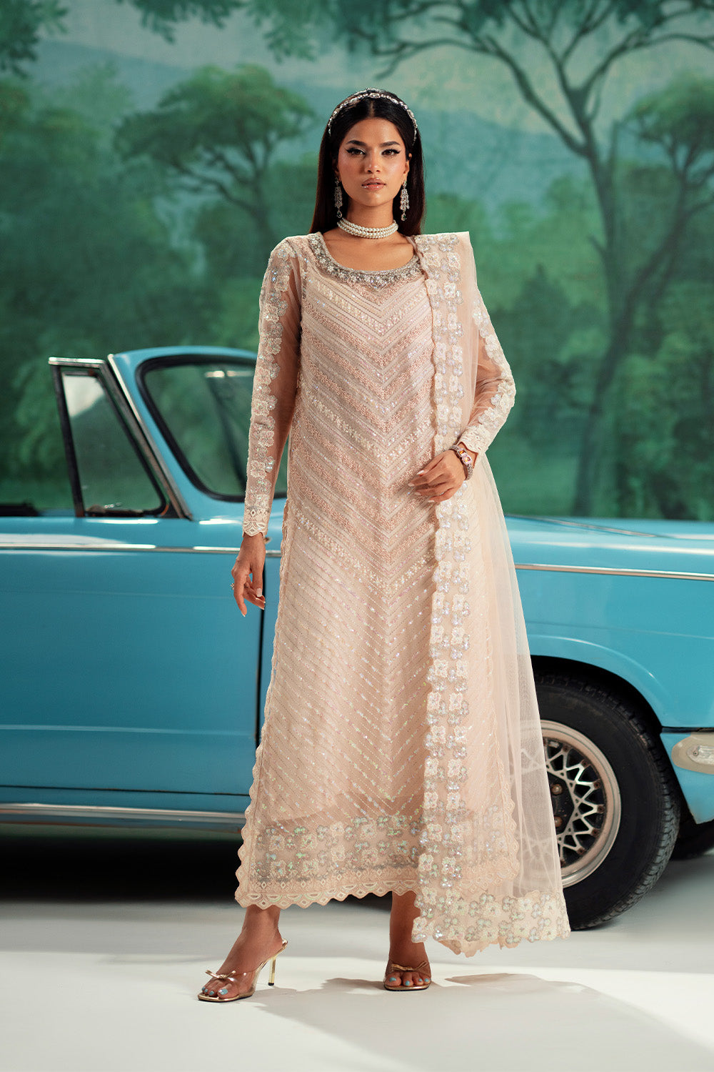 Maryum N Maria | Mushal Formals | CHARLENE - MSU5551 by Maryum N Maria - Designer Dress  - Type : Ladies Clothes - Available at Libayah - 100% Original 