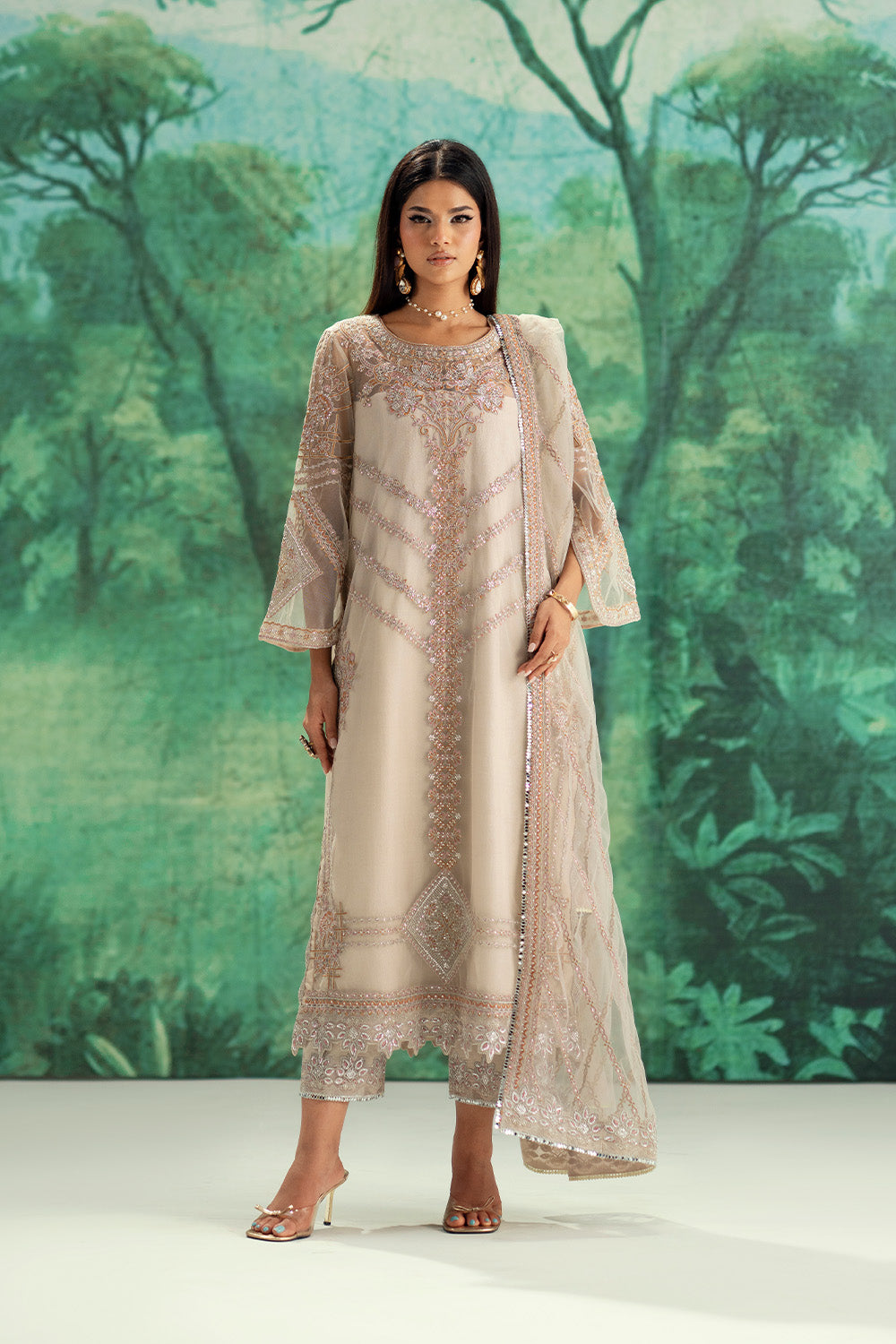 Maryum N Maria | Mushal Formals | GISELE - MSU5553 by Maryum N Maria - Designer Dress  - Type : Ladies Clothes - Available at Libayah - 100% Original 