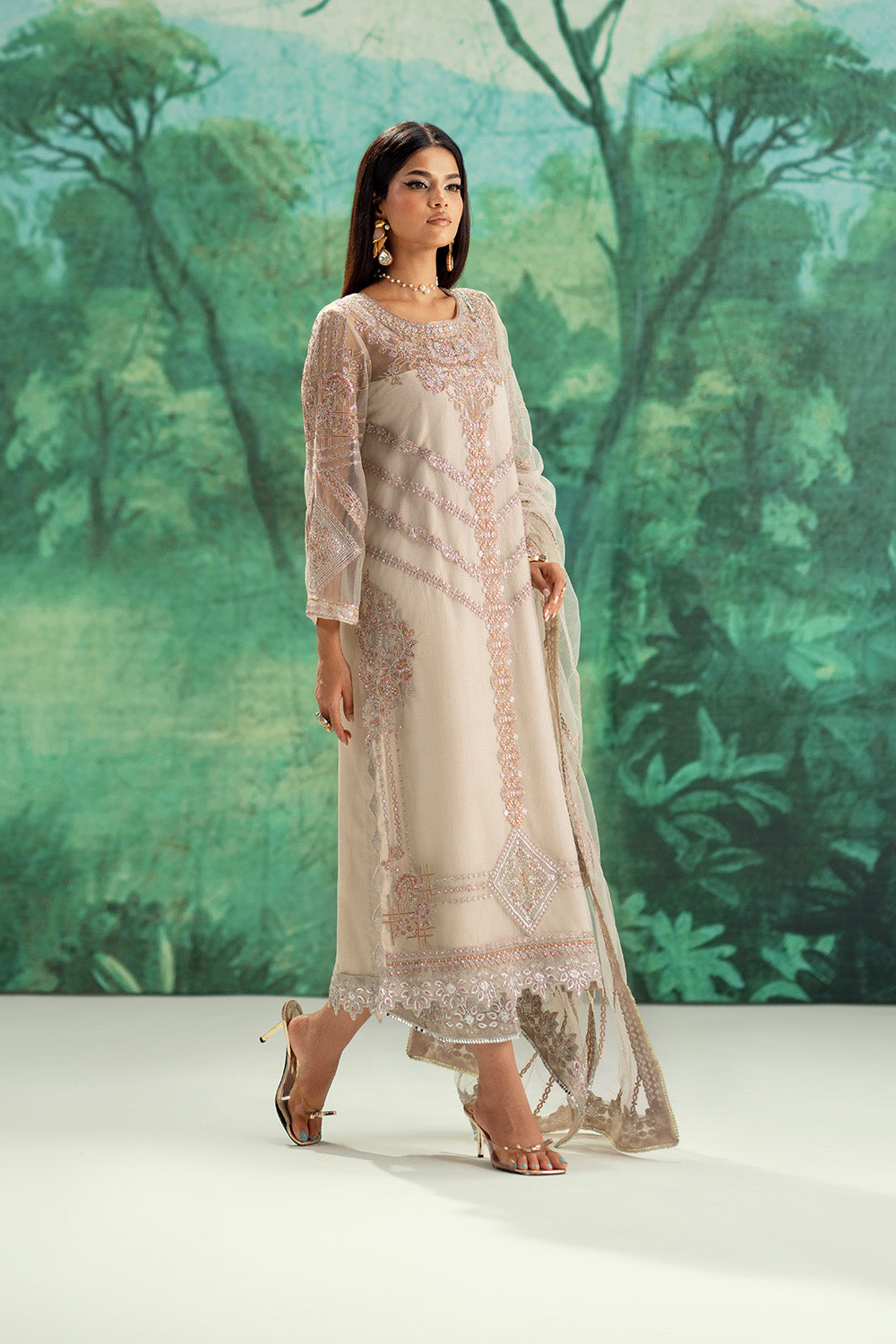 Maryum N Maria | Mushal Formals | GISELE - MSU5553 by Maryum N Maria - Designer Dress  - Type : Ladies Clothes - Available at Libayah - 100% Original 