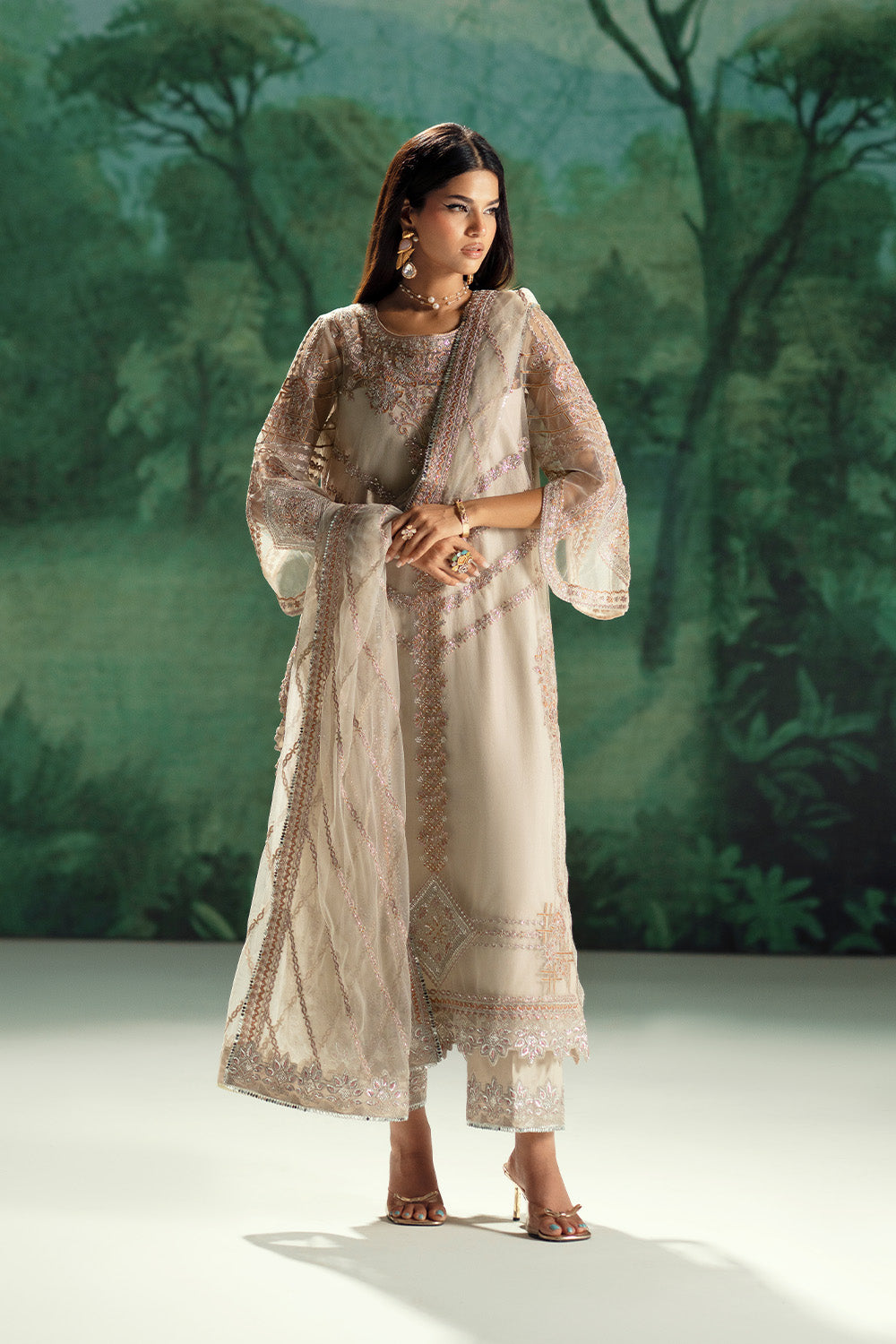 Maryum N Maria | Mushal Formals | GISELE - MSU5553 by Maryum N Maria - Designer Dress  - Type : Ladies Clothes - Available at Libayah - 100% Original 