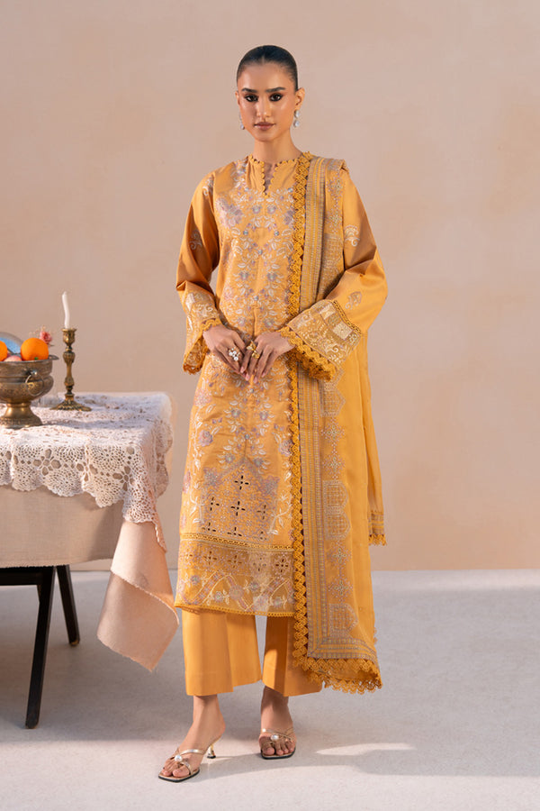 Marjjan | Amani Luxe | MSV-04 B (MUSTARD) by Marjjan - Designer Dress - Type : Ladies Clothes - Available at Libayah - 100% Original 