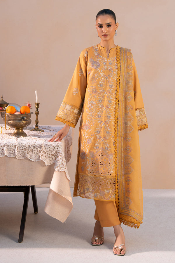 Marjjan | Amani Luxe | MSV-04 B (MUSTARD) by Marjjan - Designer Dress - Type : Ladies Clothes - Available at Libayah - 100% Original 