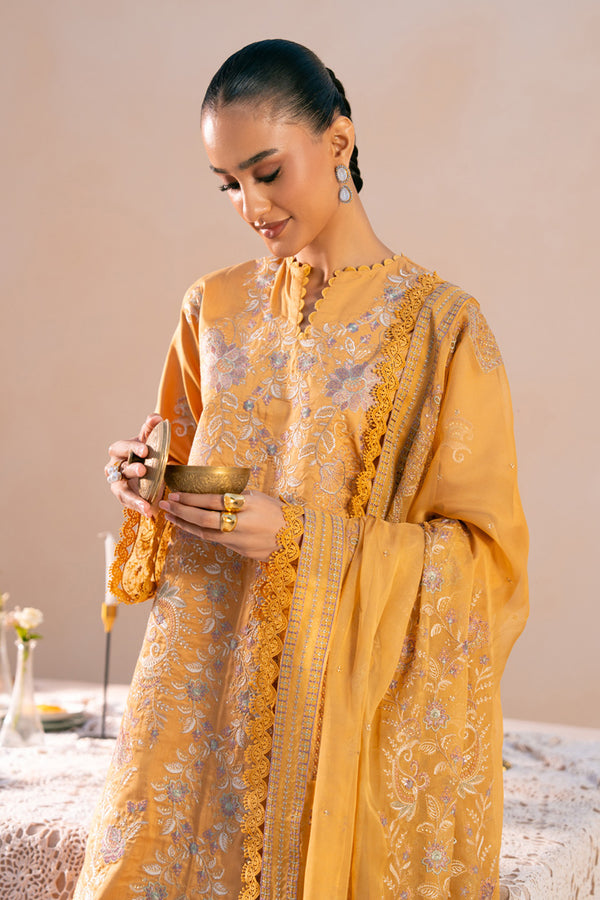 Marjjan | Amani Luxe | MSV-04 B (MUSTARD) by Marjjan - Designer Dress - Type : Ladies Clothes - Available at Libayah - 100% Original 