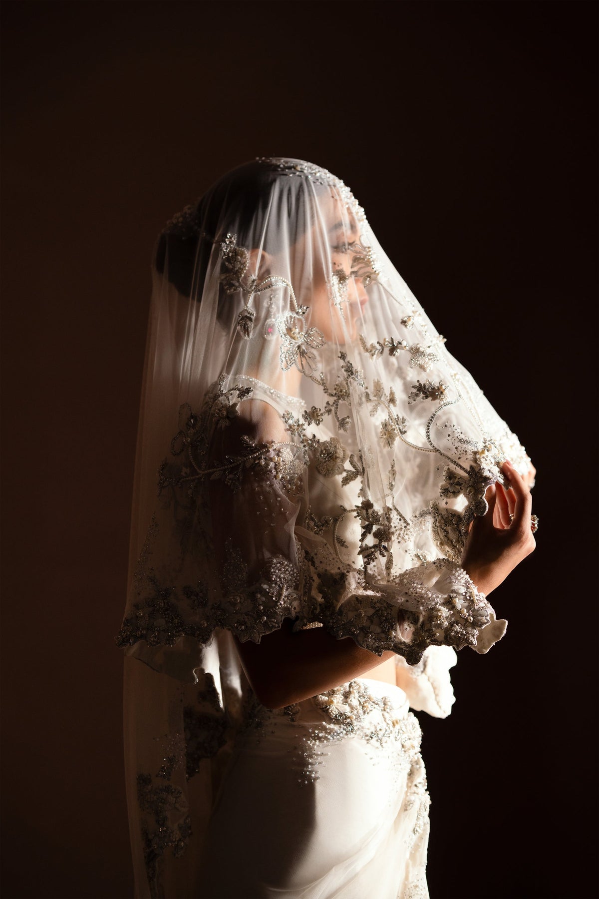 Ayesha and Usman | Celestial Night | Ivory by Ayesha and Usman - Designer Dress - Type: Ladies Clothes - Available at Libayah - 100% Original