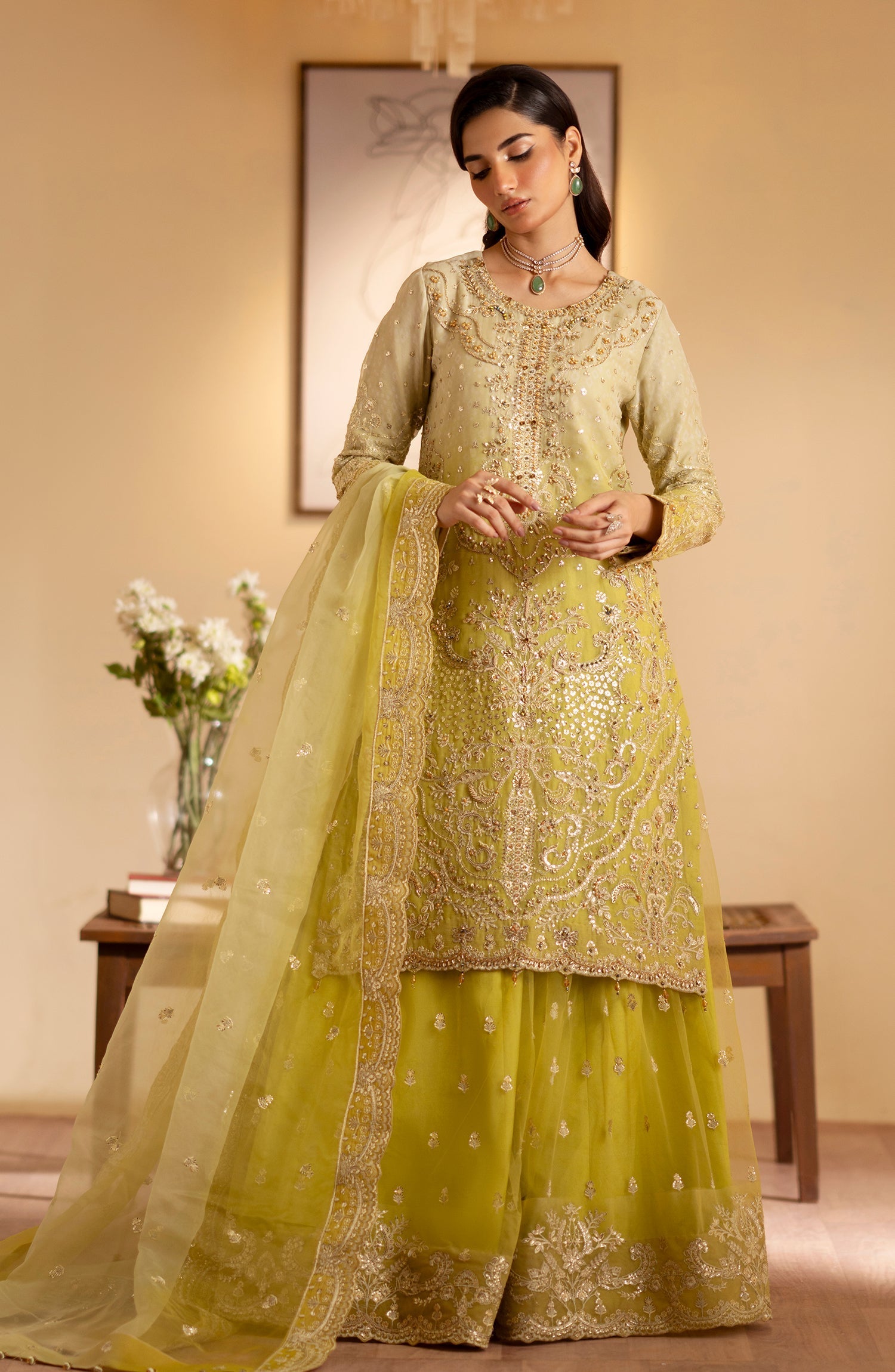 Emaan Adeel | Romansiyyah Luxury Formals 24 | Sabian by Emaan Adeel - Designer Dress - Type: Formal - Available at Libayah - 100% Original