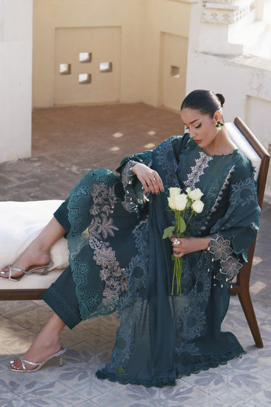 Parishay | Shangrila Lawn 26 | SLA-08 by Parishay - Designer Dress - Type : Luxury Dress - Available at Libayah - 100% Original