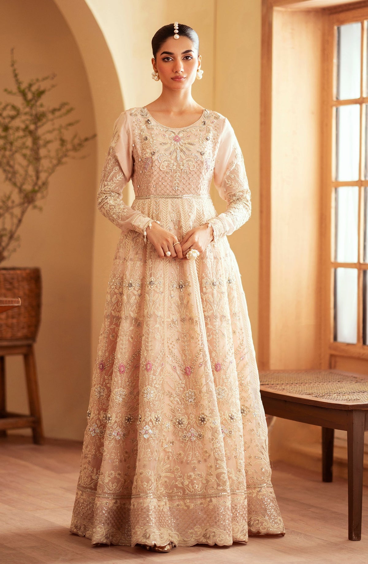 Emaan Adeel | Romansiyyah Luxury Formals 24 | Faatin by Emaan Adeel - Designer Dress - Type: Formal - Available at Libayah - 100% Original