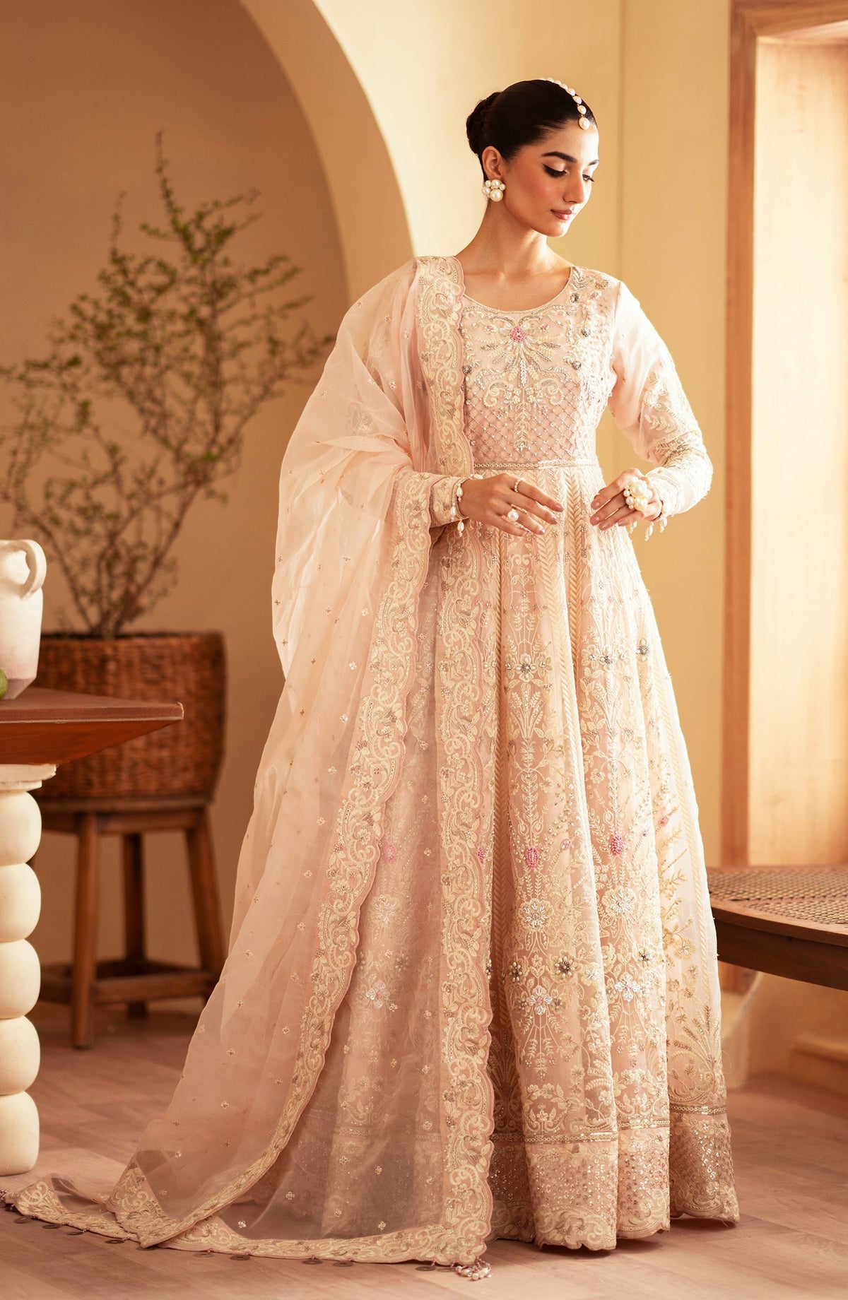 Emaan Adeel | Romansiyyah Luxury Formals 24 | Faatin by Emaan Adeel - Designer Dress - Type: Formal - Available at Libayah - 100% Original