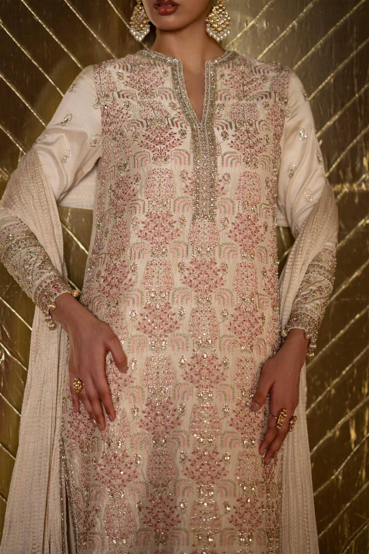 Saad Bin Shahzad | Laavni Formals | ELIF by Saad Bin Shahzad - Designer Dress  - Type : Ladies Clothes - Available at Libayah - 100% Original 