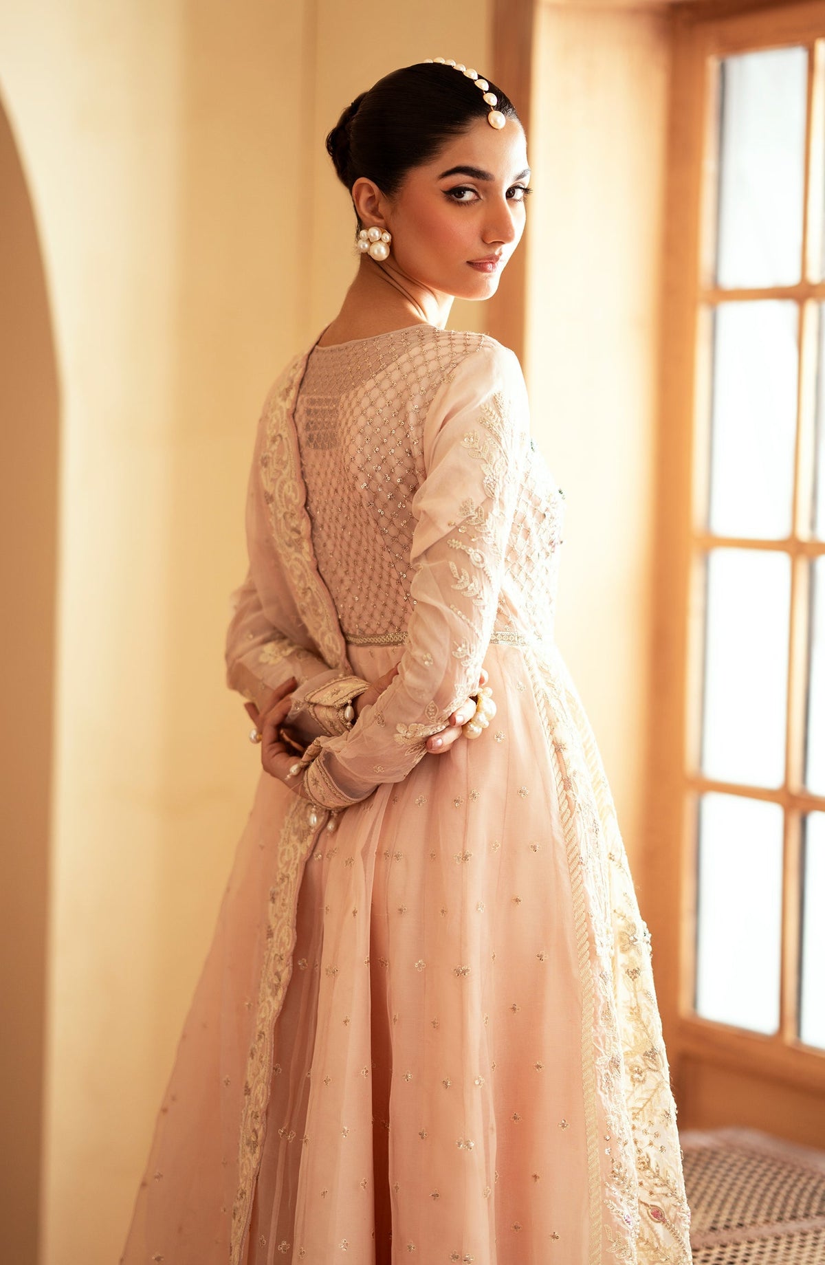 Emaan Adeel | Romansiyyah Luxury Formals 24 | Faatin by Emaan Adeel - Designer Dress - Type: Formal - Available at Libayah - 100% Original