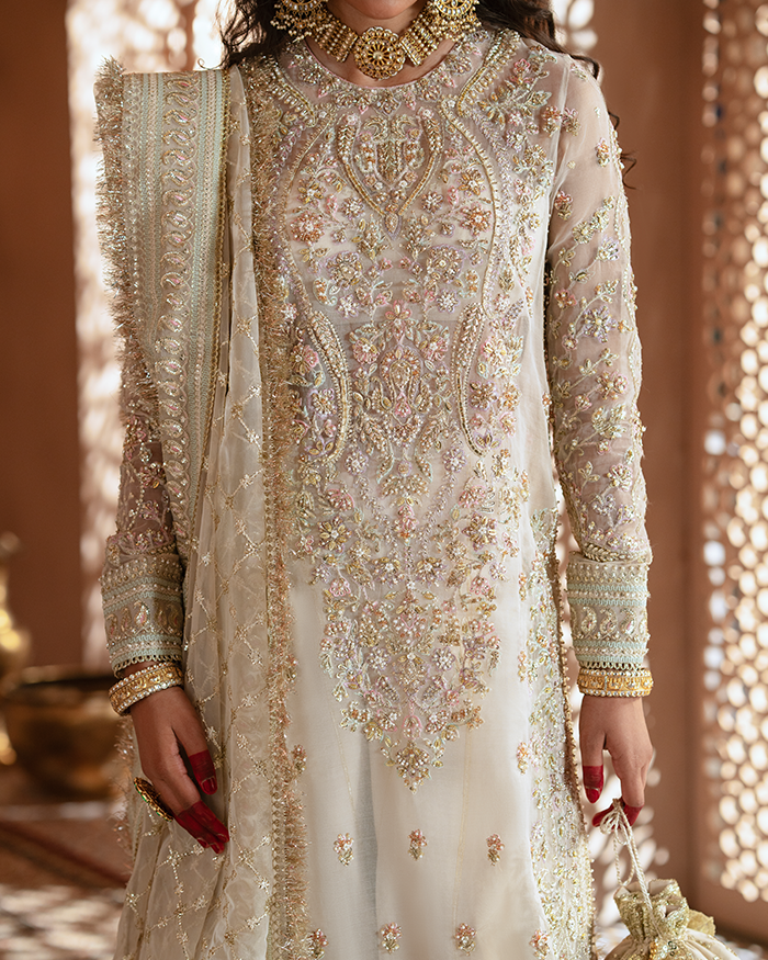 Zevk | Mughal Raniya | Ruhaani Begum by Zevk - Designer Dress - Type: Ladies Clothes - Available at Libayah - 100% Original