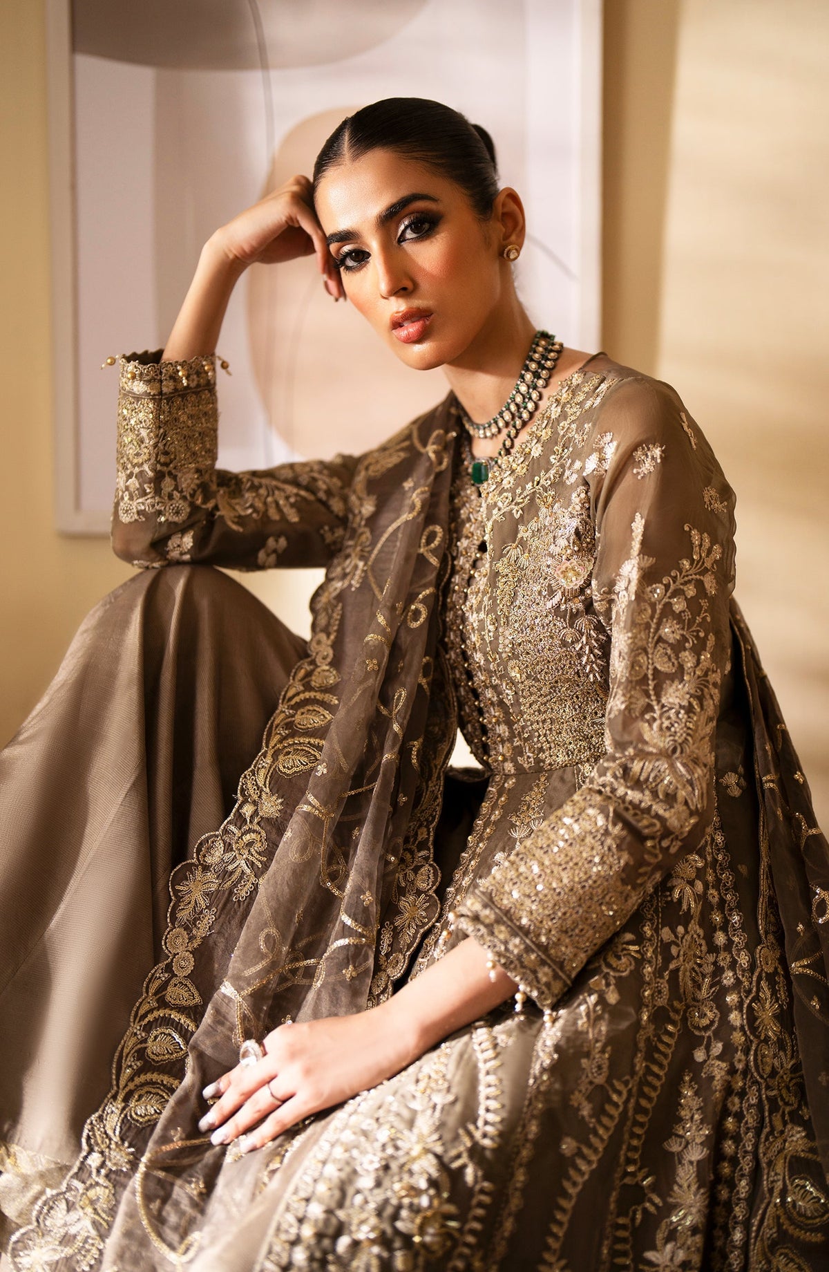 Emaan Adeel | Romansiyyah Luxury Formals 24 | Yesra by Emaan Adeel - Designer Dress - Type: Formal - Available at Libayah - 100% Original