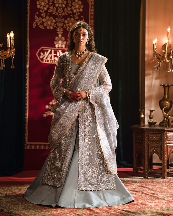 Zevk | Mughal Raniya | Mughal Rani by Zevk - Designer Dress - Type: Ladies Clothes - Available at Libayah - 100% Original