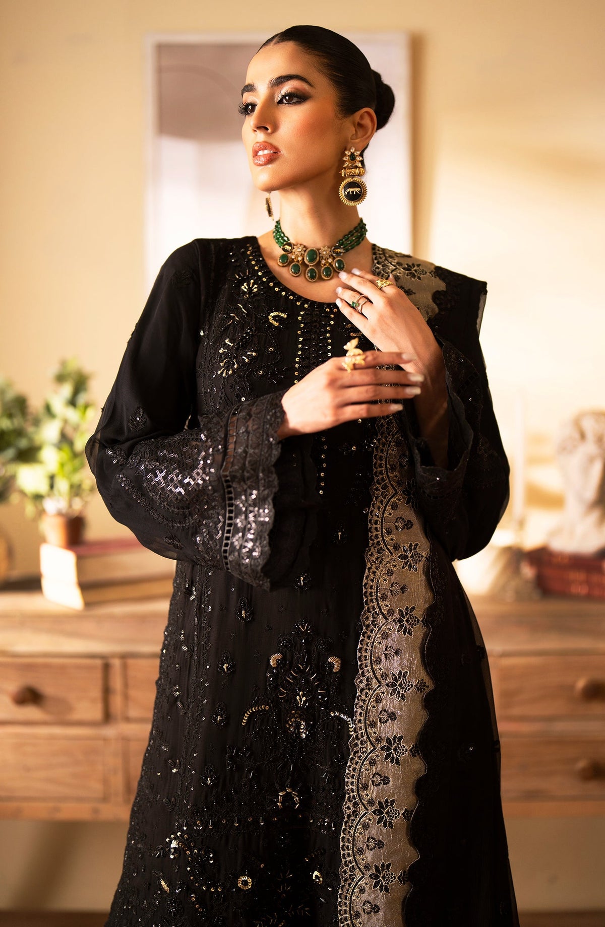 Emaan Adeel | Romansiyyah Luxury Formals 24 | Rehani by Emaan Adeel - Designer Dress - Type: Formal - Available at Libayah - 100% Original