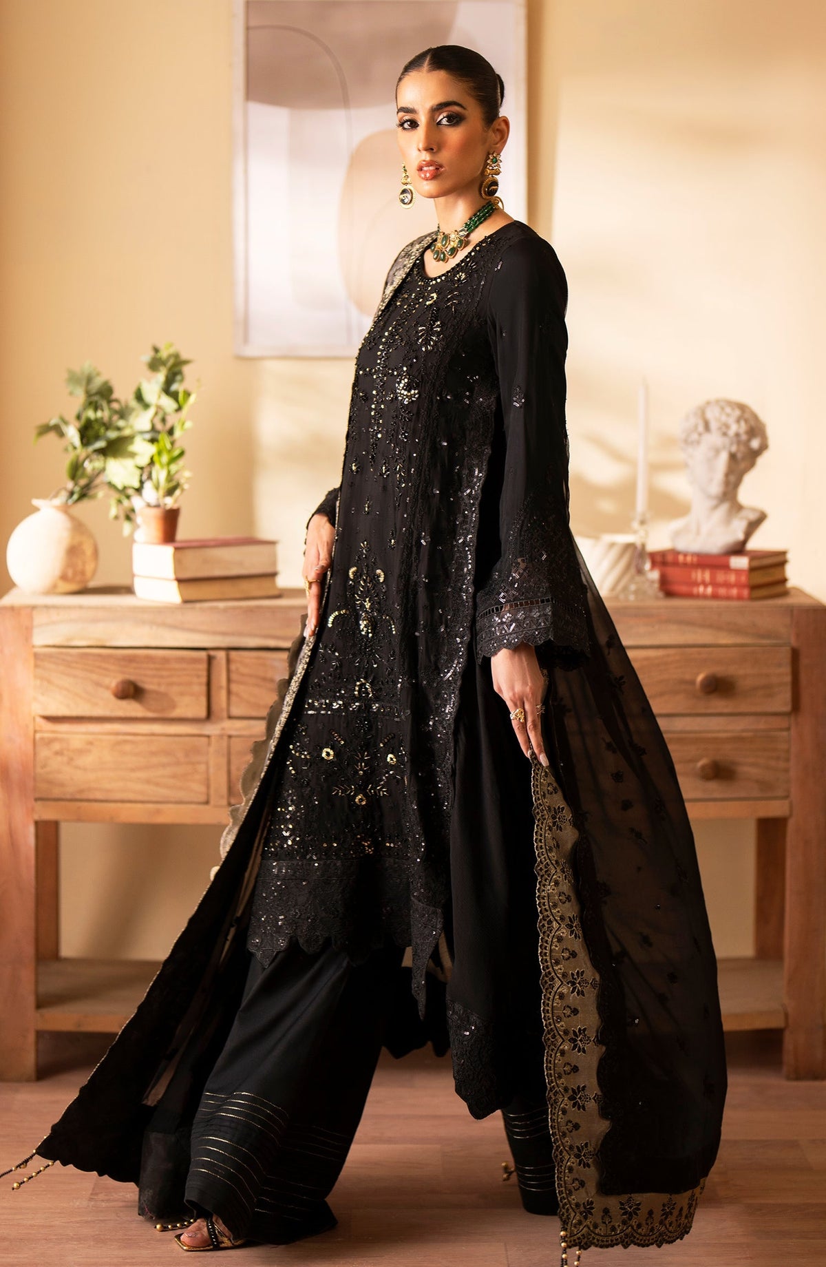 Emaan Adeel | Romansiyyah Luxury Formals 24 | Rehani by Emaan Adeel - Designer Dress - Type: Formal - Available at Libayah - 100% Original