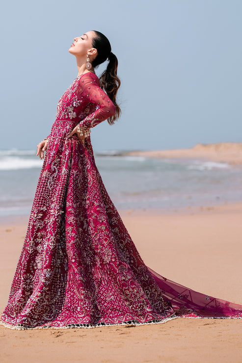 Emaan Adeel | Kamari Reveuse Wedding Formals | FLORA by Emaan Adeel - Designer Dress - Type: Ladies Clothes - Available at Libayah - 100% Original