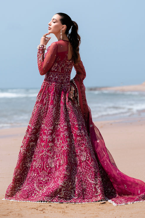 Emaan Adeel | Kamari Reveuse Wedding Formals | FLORA by Emaan Adeel - Designer Dress - Type: Ladies Clothes - Available at Libayah - 100% Original