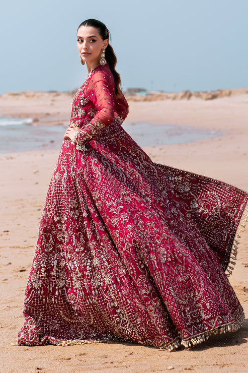 Emaan Adeel | Kamari Reveuse Wedding Formals | FLORA by Emaan Adeel - Designer Dress - Type: Ladies Clothes - Available at Libayah - 100% Original