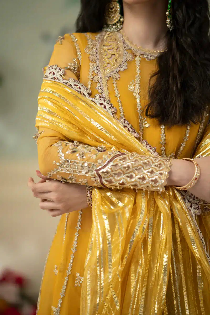 Qalamkar | Dilnaz Wedding Formals | DN-04 KANZA by Qalamkar - Designer Dress  - Type : Wedding Dress - Available at Libayah - 100% Original 